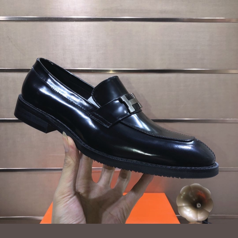 H**mes leather shoes